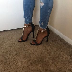 Bebe black heels
